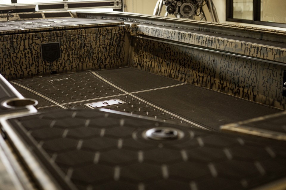 In the flooded timber